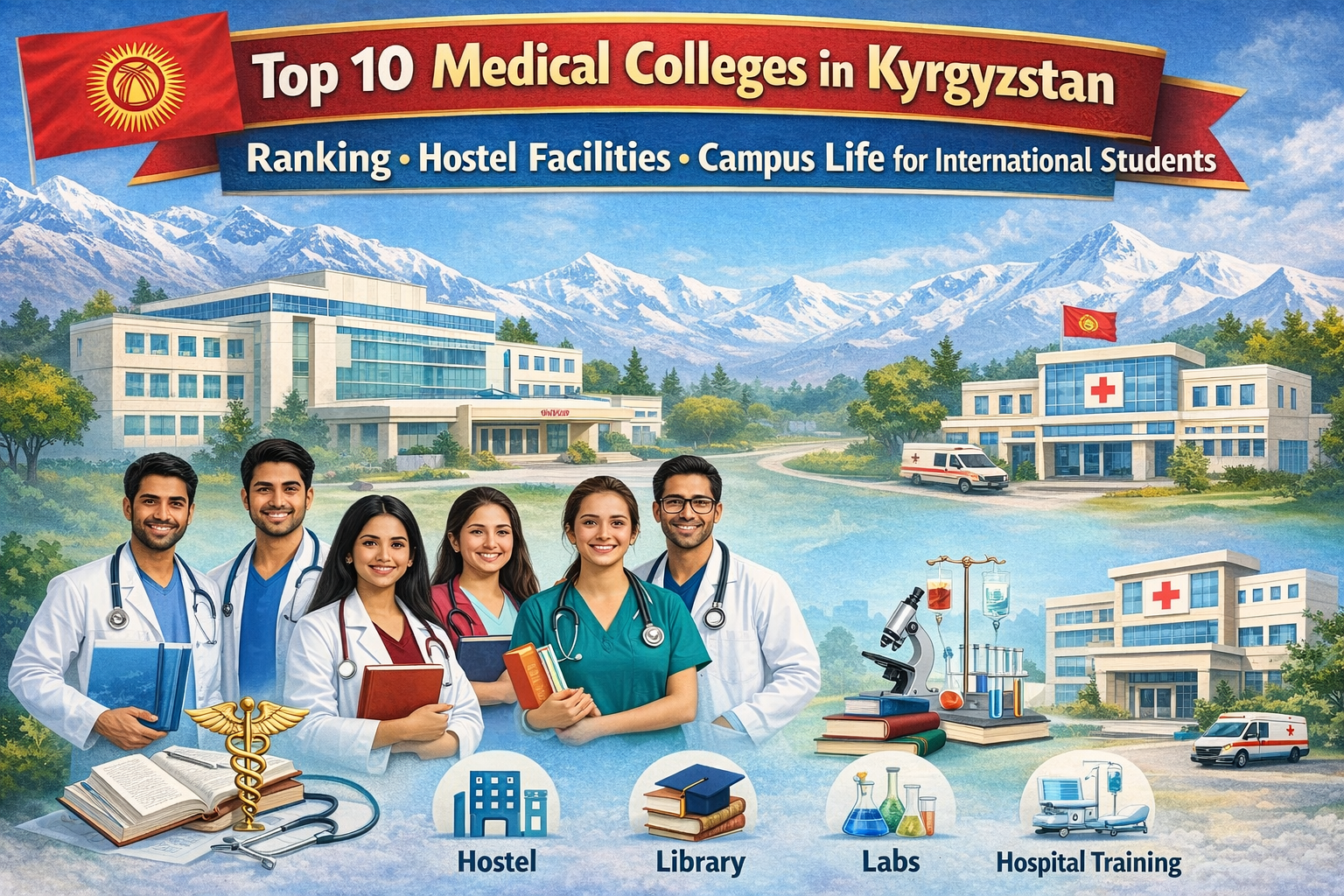 Top 10 Medical Colleges in Kyrgyzstan: Ranking, Hostel & Campus Life